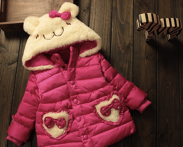 Geaca Ariane cu gluga simpatica si fundite