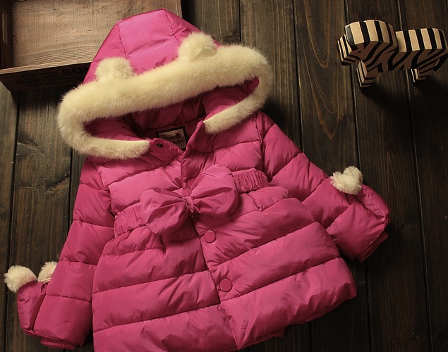 Geaca Evette cu blanita si fundite pentru fetite cochete Geaca Evette cu blanita si fundite pentru fetite cochete