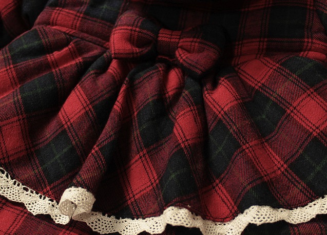 Geaca Helene in carouri si cu broderie pe gluga 3 Geaca Helene in carouri si cu broderie pe gluga 3