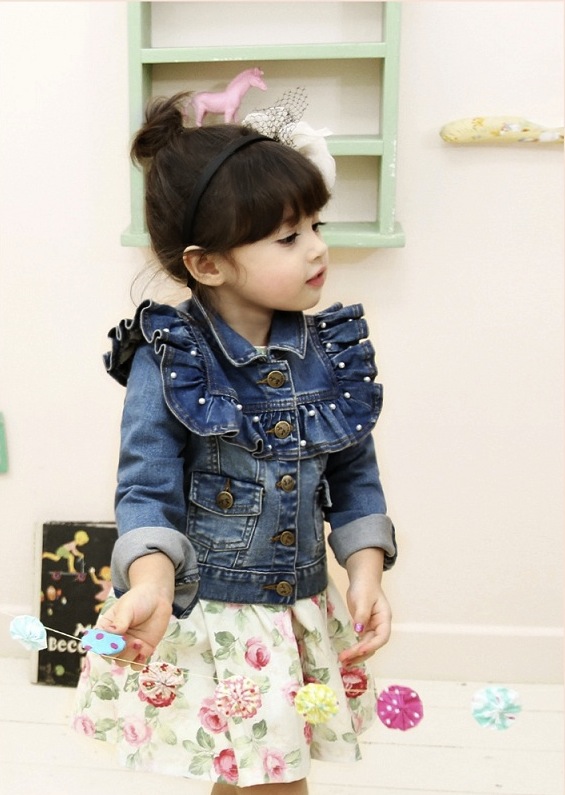 Geaca denim Laverne cu perle aplicate 6 Geaca denim Laverne cu perle aplicate 6