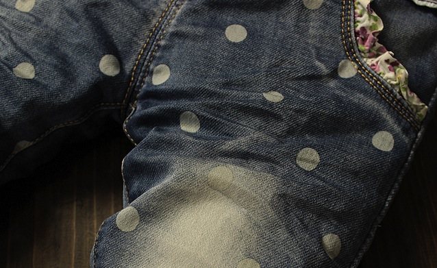 Jeans Gallia cu buline sau fundite 8 Jeans Gallia cu buline sau fundite 8