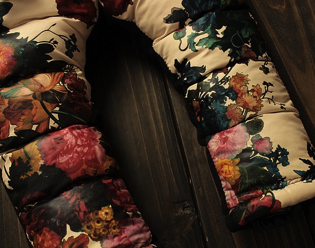 Pantaloni Jacey pentru iarna cu motive florale 1 Pantaloni Jacey pentru iarna cu motive florale 1