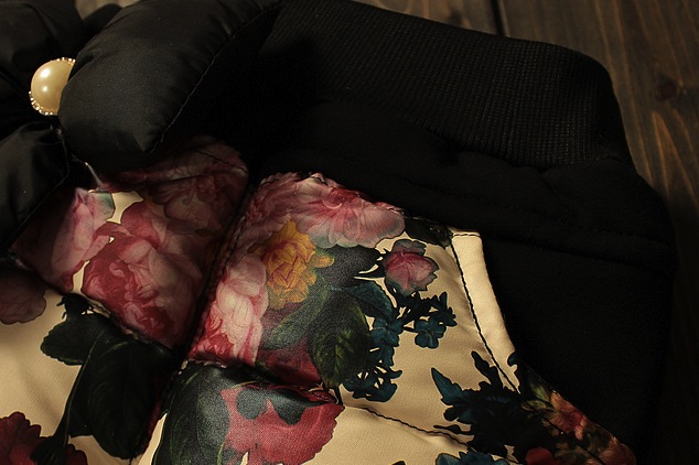 Pantaloni Jacey pentru iarna cu motive florale 3 Pantaloni Jacey pentru iarna cu motive florale 3