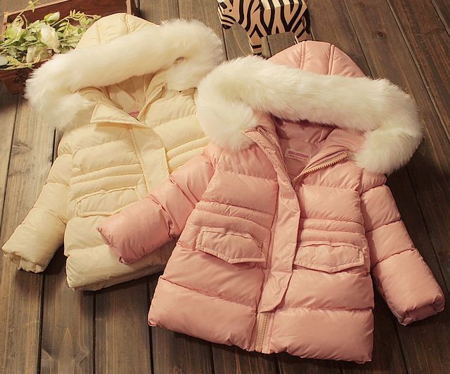 Geaca groasa de iarna cu gluga cu blanita model Francesca