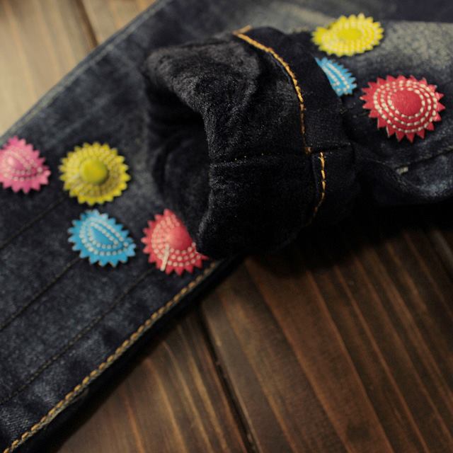 Jeans dublati chic si comozi model Fia Jeans dublati chic si comozi model Fia