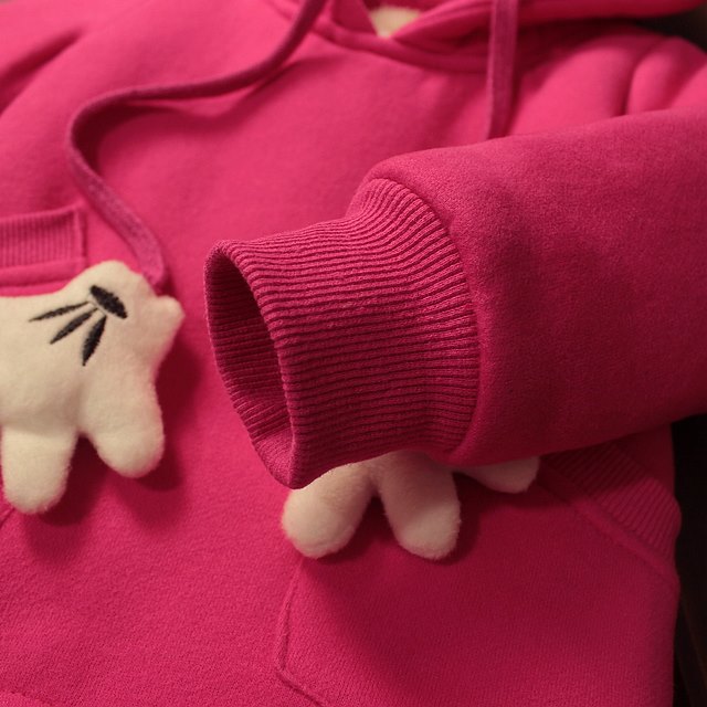 Set 2 piese imblanit cu hanorac si pantaloni model Coco Set 2 piese imblanit cu hanorac si pantaloni model Coco