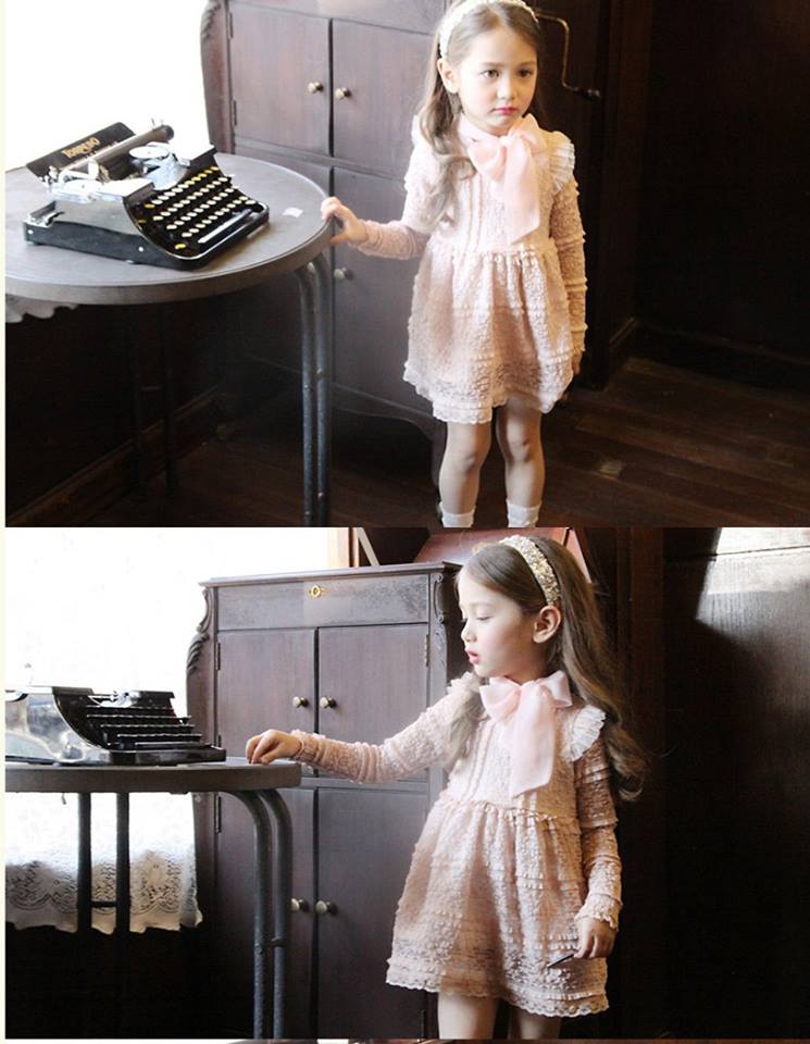 Rochie vintage delicata cu broderie model Lucia 2